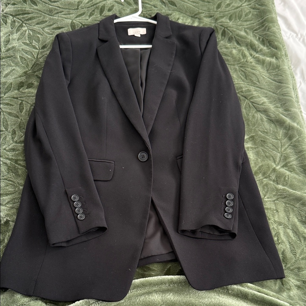 LOFT Elegant Black Blazer for Women
